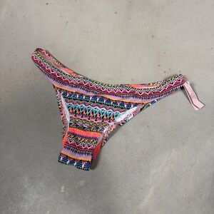 Victorias Secret The Itsy Bikini Bottom Large Tribal Geometric Pink 11034111